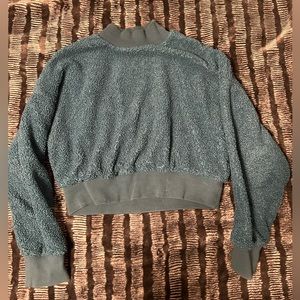 Size small cropped fleece sweater